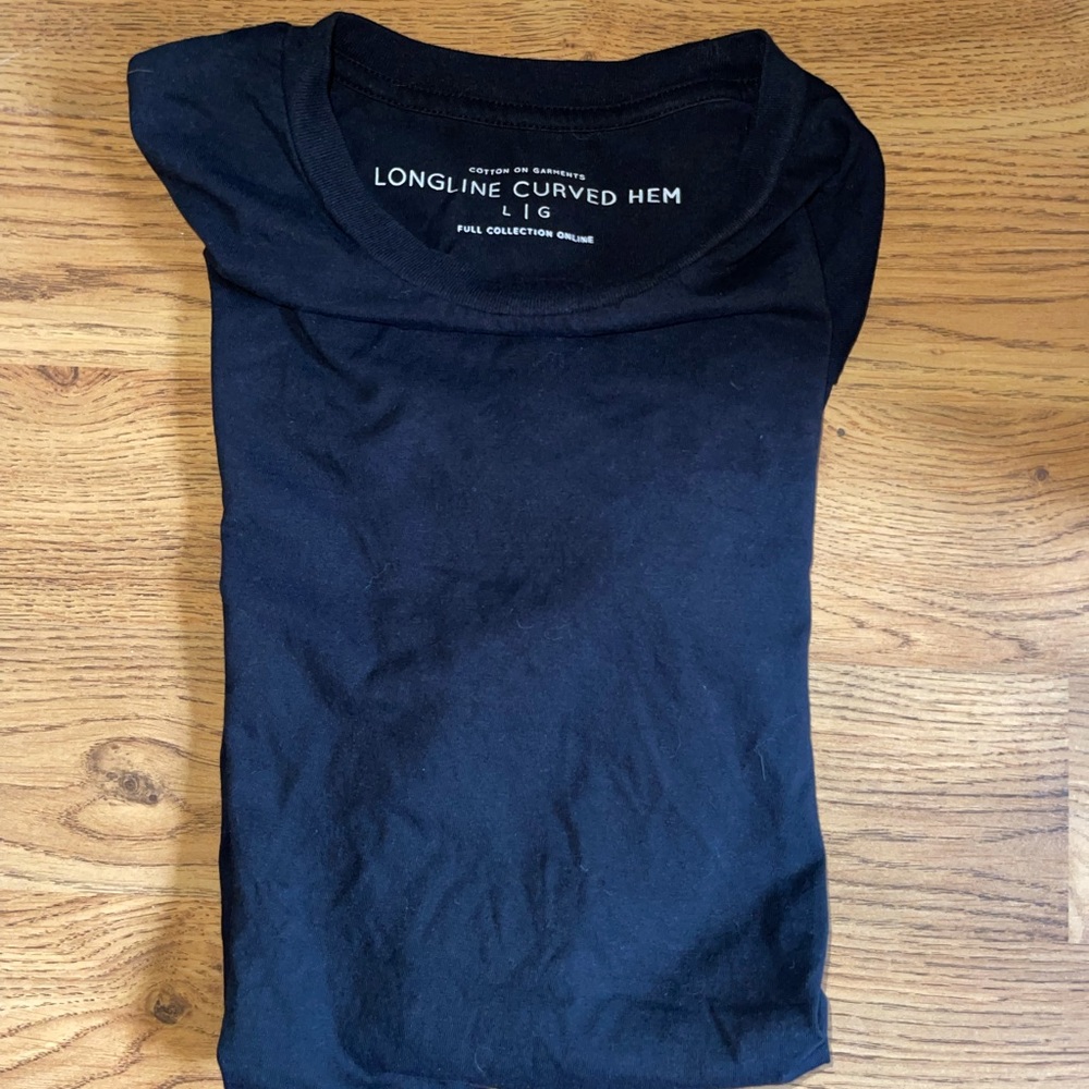 Cotton On Black T-Shirt-Men’s